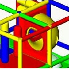 نفق مع2 ديكور 3 قطع