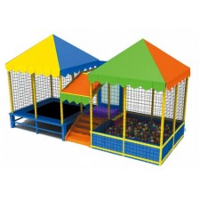 لعبة داخلية حوض كرات ونطيطة مع 3000كوره والارضيات
مقاس :625*245*280سم